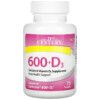 21st Century 600+D3 Calcium & Vitamin D3 Supplement 75 Tablets 740985275290