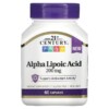 21st Century Alpha Lipoic Acid 200 mg 60 Capsules 3 21st Century Alpha Lipoic Acid 200 mg 60 Capsules 740985280720
