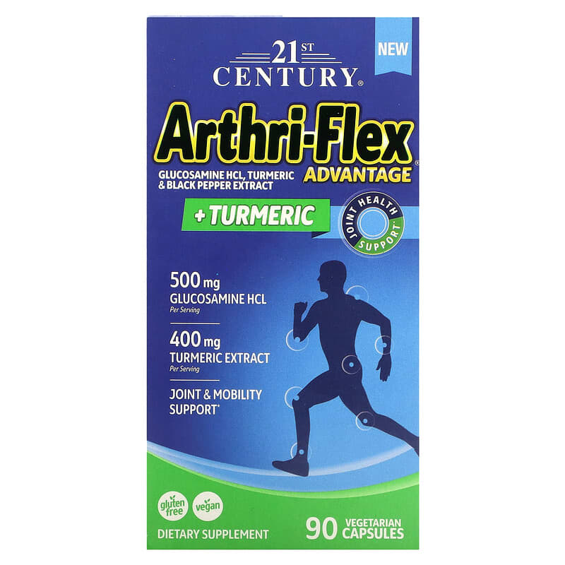 21st Century Arthri-Flex Advantage + Turmeric 90 Vegetarian Capsules 1 21st Century Arthri-Flex Advantage + Turmeric 90 Vegetarian Capsules 740985279243