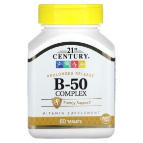 21st Century B-50 Complex Prolonged Release 60 Tablets 740985222515