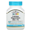 21st Century Calcium Magnesium Zinc + D3 90 viên 3 21st Century Calcium Magnesium Zinc + D3 90 Tablets 740985222638