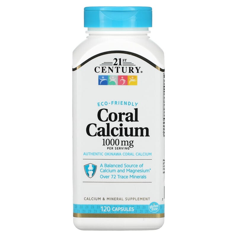 21st Century Coral Calcium 1000 mg 120 viên 1 21st Century Coral Calcium 250 mg 120 Capsules 740985227770