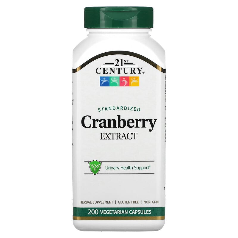 21st Century Cranberry Extract Standardized 200 Vegetarian Capsules 1 21st Century Cranberry Extract Standardized 200 Vegetarian Capsules 740985229064