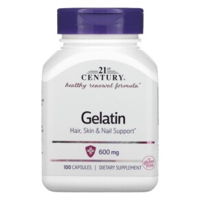 21st Century Gelatin 600 mg 100 Capsules 740985226636