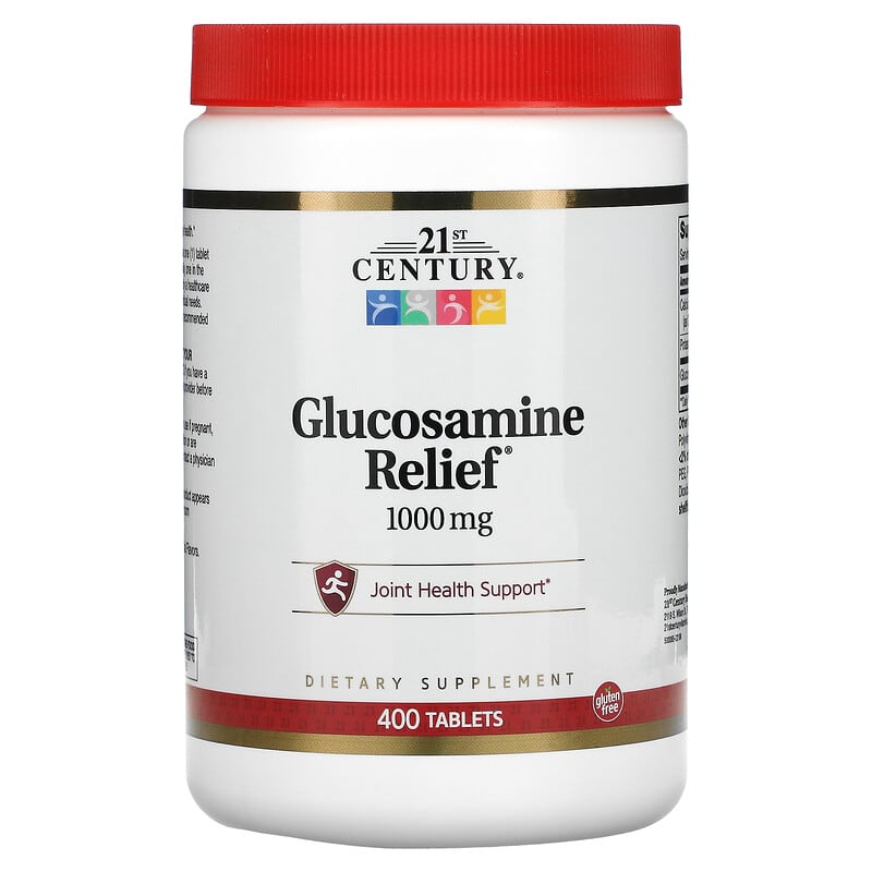 21st Century Glucosamine Relief 1.000 mg 400 Tablets 1 21st Century Glucosamine Relief 1.000 mg 400 Tablets 740985213940