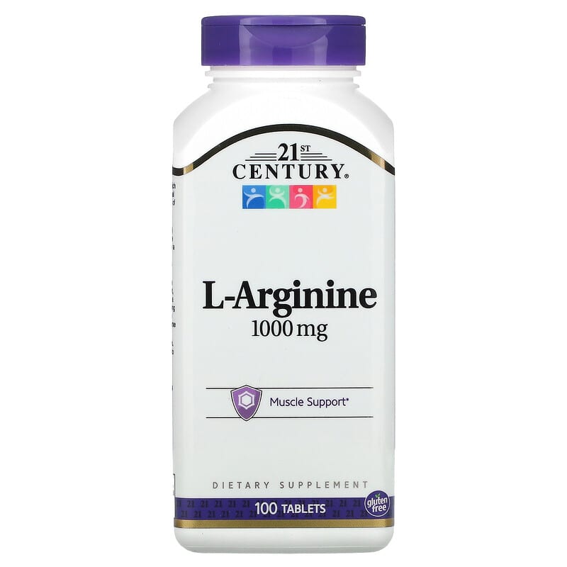 21st Century L-Arginine 1.000 mg 100 Tablets 1 21st Century L-Arginine 1.000 mg 100 Tablets 740985270868
