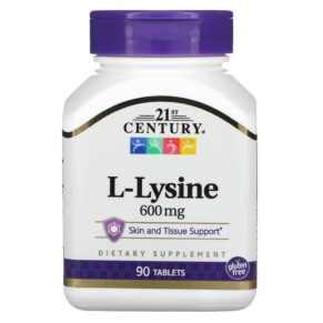 21st Century L-Lysine 600 mg 90 Tablets 740985210628