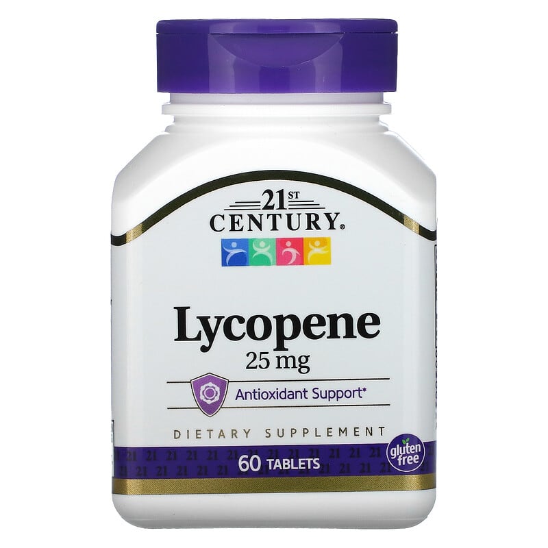 21st Century Lycopene 25 mg 60 Tablets 1 21st Century Lycopene 25 mg 60 Tablets 740985224007