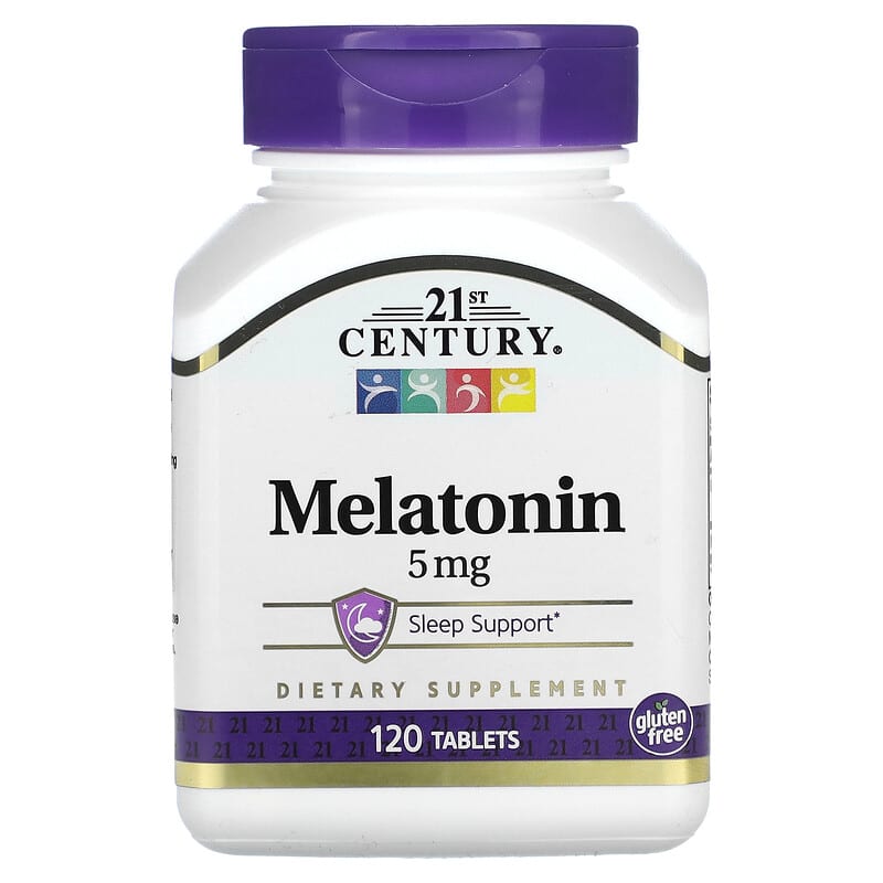 21st Century Melatonin 5 mg 120 viên 1 21st Century Melatonin 5 mg 120 Tablets 740985270875