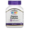 21st Century Papaya Enzyme Chewable 100 Tablets 2 21st Century Papaya Enzyme Chewable 100 Tablets 740985226629