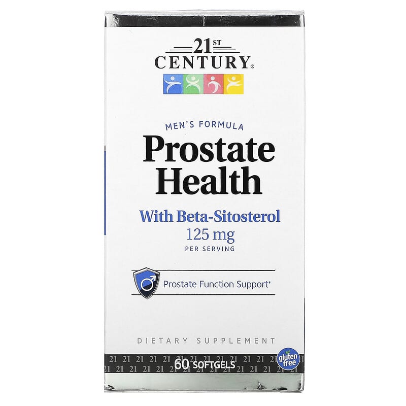 21st Century Prostate Health with Beta-Sitosterol 125 mg 60 Softgels 1 21st Century Prostate Health with Beta-Sitosterol 125 mg 60 Softgels 740985280119