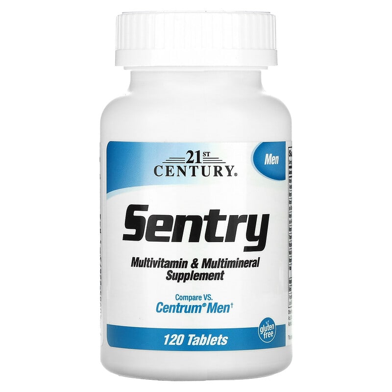 21st Century Sentry Men Multivitamin & Multimineral Supplement 120 viên 1 21st Century Sentry Men Multivitamin & Multimineral Supplement 120 Tablets 740985226735