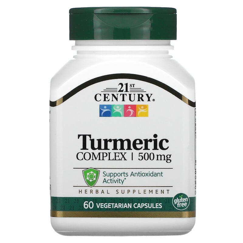21st Century Turmeric Complex 500 mg 60 Vegetarian Capsules 1 21st Century Turmeric Complex 500 mg 60 Vegetarian Capsules 740985278444
