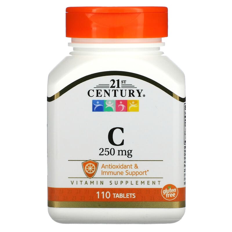 21st Century Vitamin C 250 mg 110 viên 1 21st Century Vitamin C 250 mg 110 Tablets 740985222942