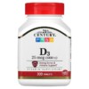 21st Century Vitamin D3 25 mcg (1.000 IU) 300 Tablets 740985272923