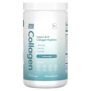 310 Nutrition Collagen Type I & ll Collagen Peptides Unflavored 10.9 oz (309 g) 810018831677