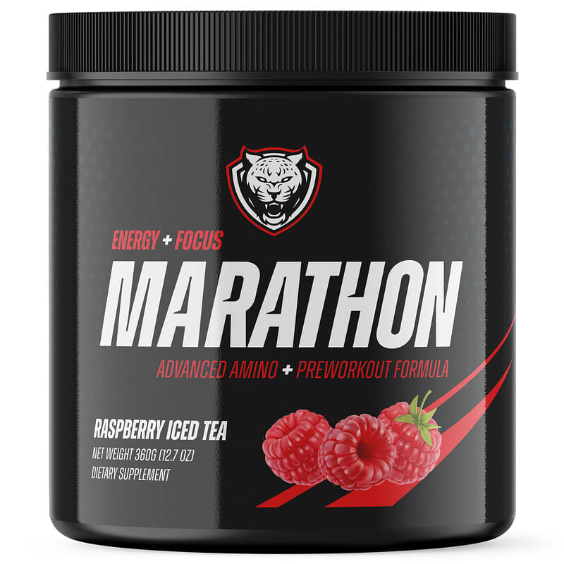 6AM Run Marathon Advanced Amino + Preworkout Formula Raspberry Iced Tea 12.7 oz (360 g) 1 6AM Run Marathon Advanced Amino + Preworkout Formula Raspberry Iced Tea 12.7 oz (360 g) 745558343482