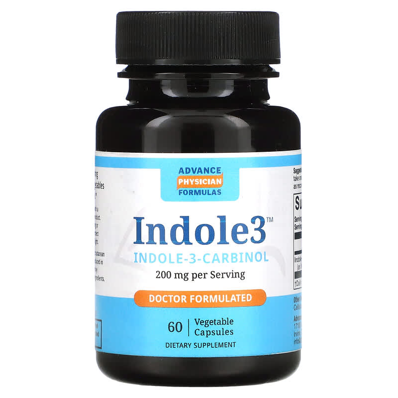 Advance Physician Formulas Inc. Indole-3-Carbinol 200 mg 60 Vegetable Capsules 1 Advance Physician Formulas Inc. Indole-3-Carbinol 200 mg 60 Vegetable Capsules 896996000281