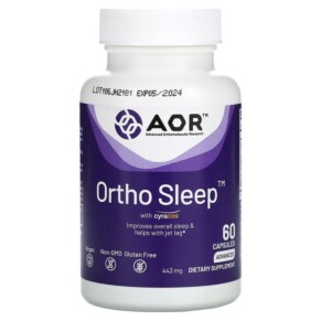 Advanced Orthomolecular Research AOR Ortho Sleep with Cyracos 221 mg 60 Capsules 624917081862