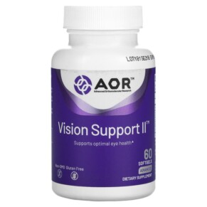 Advanced Orthomolecular Research AOR Vision Support II 60 Softgels 624917081770