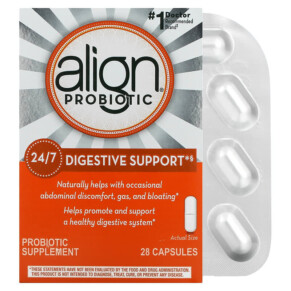 Align Probiotics 24/7 Digestive Support Probiotic Supplement 28 Capsules 037000143437