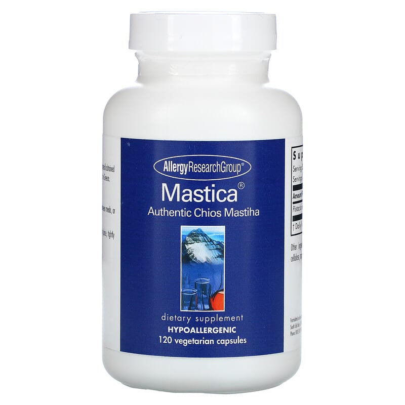 Allergy Research Group Mastica Authentic Chios Mastiha 120 Vegetarian Capsules 1 Allergy Research Group Mastica Authentic Chios Mastiha 120 Vegetarian Capsules 713947736603