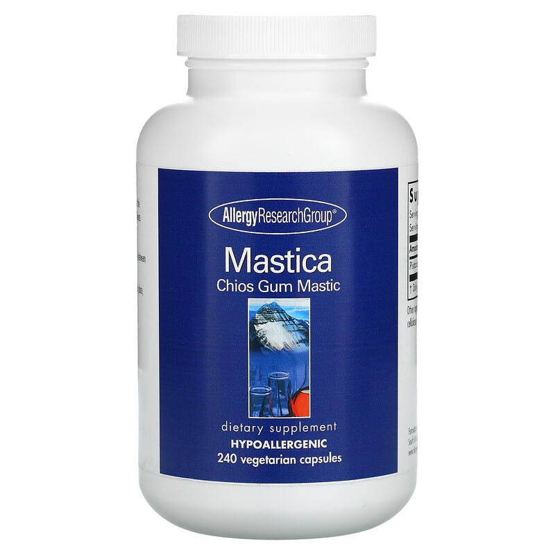 Allergy Research Group Mastica Chios Gum Mastic 240 Vegetarian Capsules 1 Allergy Research Group Mastica Chios Gum Mastic 240 Vegetarian Capsules 713947773707