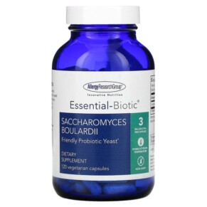 Allergy Research Group Saccharomyces Boulardii Friendly Probiotic Yeast 120 Vegetarian Capsules 713947772304