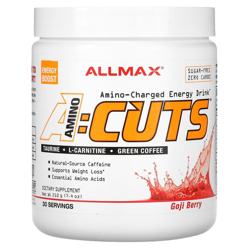 ALLMAX ACUTS Amino-Charged Energy Drink Goji Berry 7.4 oz (210 g) 1 ALLMAX ACUTS Amino-Charged Energy Drink Goji Berry 7.4 oz (210 g) 665553224800