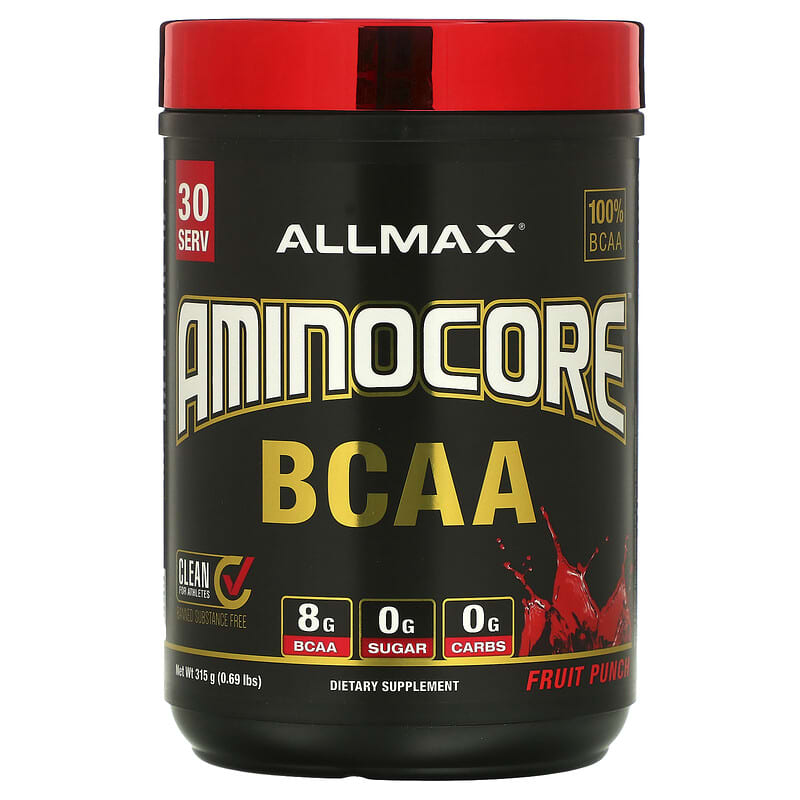 ALLMAX AMINOCORE BCAA Fruit Punch 0.69 lbs (315 g) 1 ALLMAX AMINOCORE BCAA Fruit Punch 0.69 lbs (315 g) 665553228624