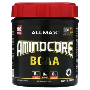 ALLMAX AMINOCORE BCAA White Grape 2.1 lbs (945 g) 665553228754