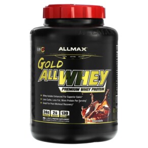 ALLMAX Gold AllWhey Premium Whey Protein Chocolate 5 lbs (2.27 kg) 665553121161