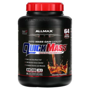 ALLMAX QuickMass Rapid Mass Gain Catalyst Chocolate Peanut Butter 6 lbs (2.72 kg) 665553225968