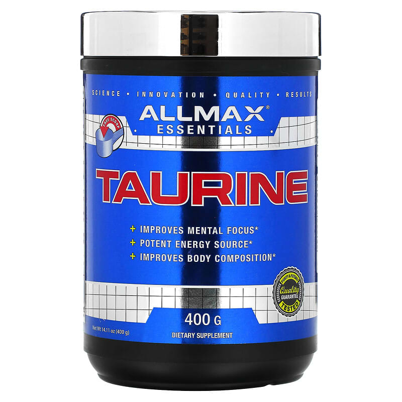 ALLMAX Taurine Unflavored 3 g 14.11 oz (400 g) 1 ALLMAX Taurine Unflavored 3 g 14.11 oz (400 g) 665553226781