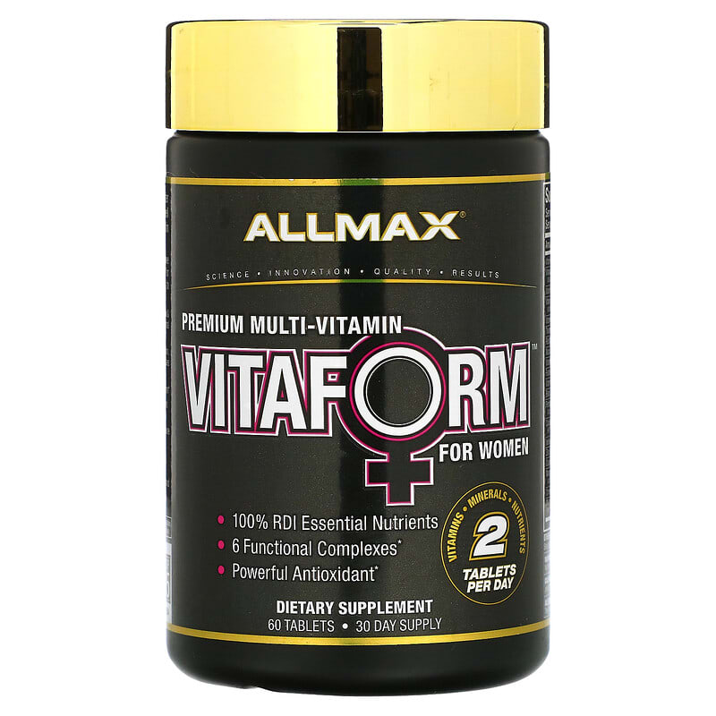 ALLMAX Vitaform Premium Multi-Vitamin For Women 60 Tablets 1 ALLMAX Vitaform Premium Multi-Vitamin For Women 60 Tablets 665553228808