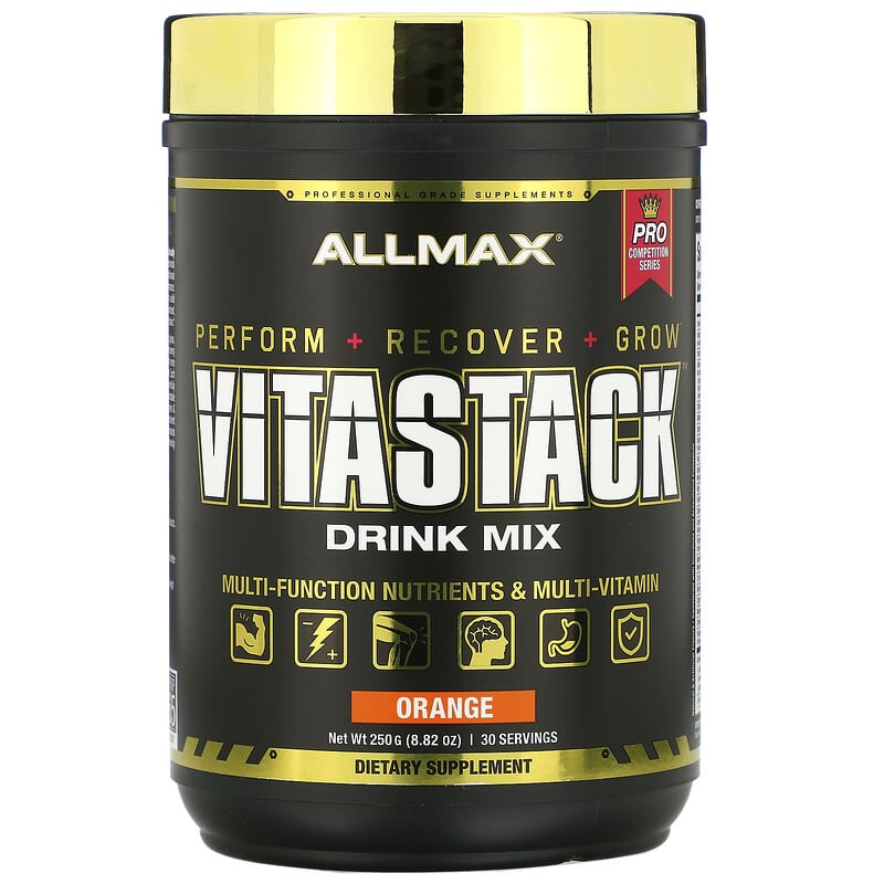 ALLMAX VITASTACK Drink Mix Orange 8.82 oz (250 g) 1 ALLMAX VITASTACK Drink Mix Orange 8.82 oz (250 g) 665553228945