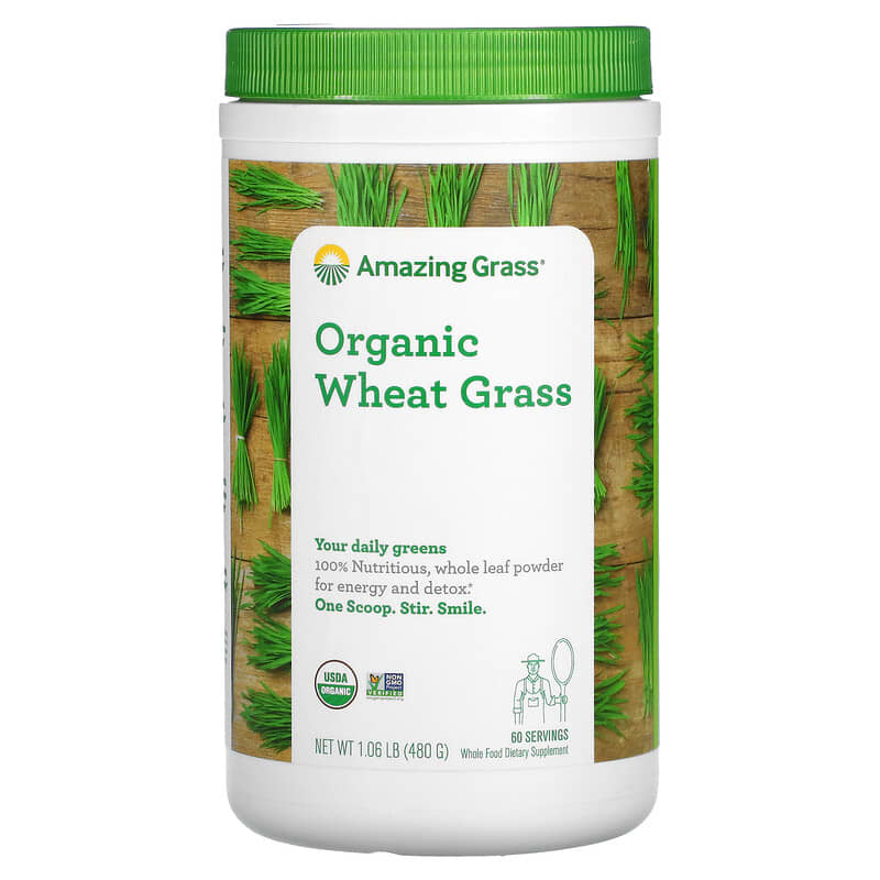 Amazing Grass Organic Wheat Grass 17 oz (480 g) 1 Amazing Grass Organic Wheat Grass 1.06 lb (480 g) 829835013005