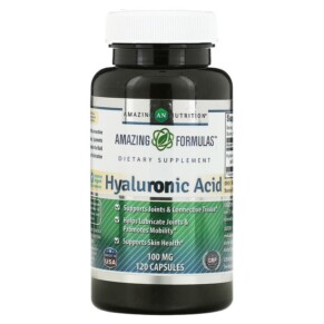 Amazing Nutrition Hyaluronic Acid 100 mg 120 Capsules 810180024495