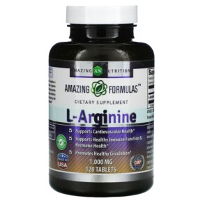 Amazing Nutrition L-Arginine 1.000 mg 120 Tablets 810180020602