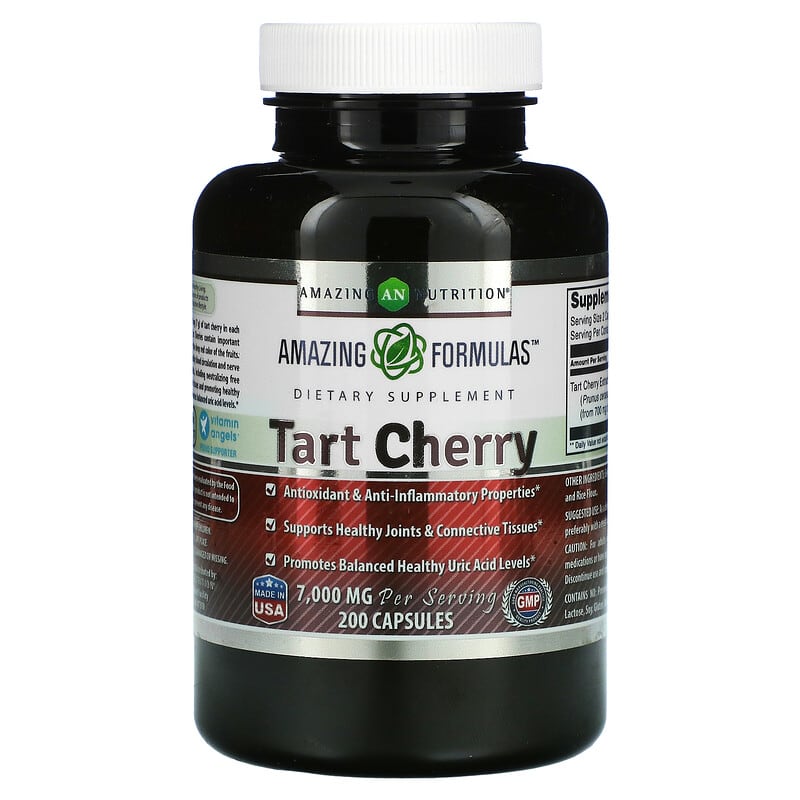 Amazing Nutrition Tart Cherry 3.500 mg 200 Capsules 1 Amazing Nutrition Tart Cherry 3.500 mg 200 Capsules 819209027431