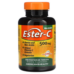 American Health Ester-C 500 mg 225 Vegetarian Tablets 076630169912