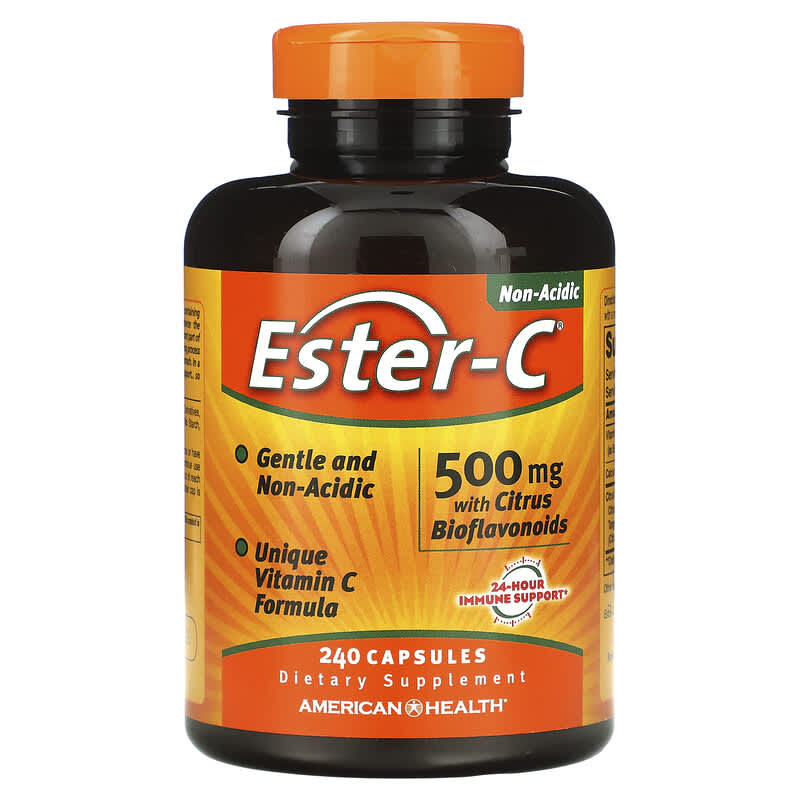 American Health Ester-C with Citrus Bioflavonoids 500 mg 240 viên 1 American Health Ester-C with Citrus Bioflavonoids 500 mg 240 Capsules 076630169622
