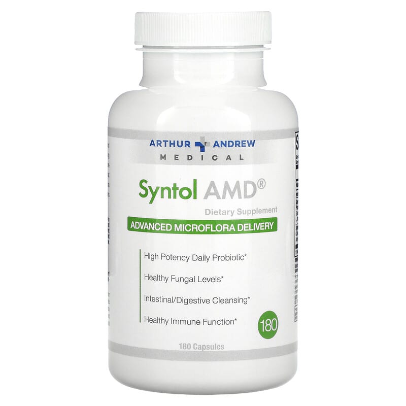 Arthur Andrew Medical Syntol AMD Advanced Microflora Delivery 180 Capsules 1 Arthur Andrew Medical Syntol AMD Advanced Microflora Delivery 180 Capsules 855571001020