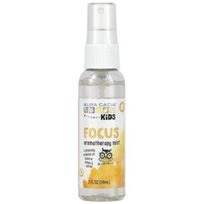 Aura Cacia Kids Focus Aromatherapy Mist 2 fl oz (59 ml) 051381908751