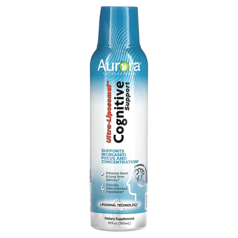 Aurora Nutrascience Ultra-Liposomal Cognitive Support 10 fl oz (300 ml) 1 Aurora Nutrascience Ultra-Liposomal Cognitive Support 10 fl oz (300 ml) 628504648285