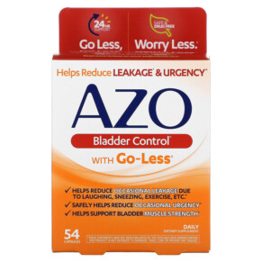 Azo Bladder Control with Go-Less 54 Capsules 787651760025