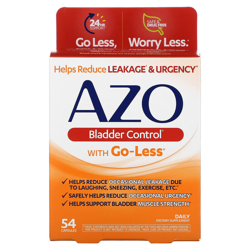 Azo Bladder Control with Go-Less 54 Capsules 1 Azo Bladder Control with Go-Less 54 Capsules 787651760025
