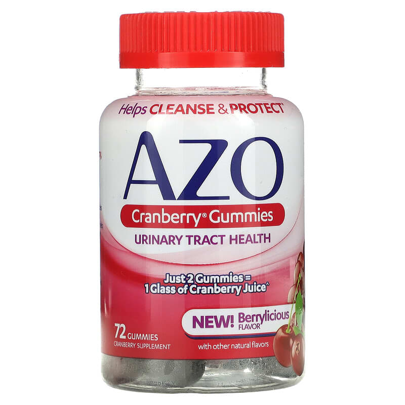 Azo Cranberry Gummies Berrylicious 72 Gummies 1 Azo Cranberry Gummies Berrylicious 72 Gummies 787651760100