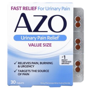 Azo Urinary Pain Relief 30 Tablets 787651301525