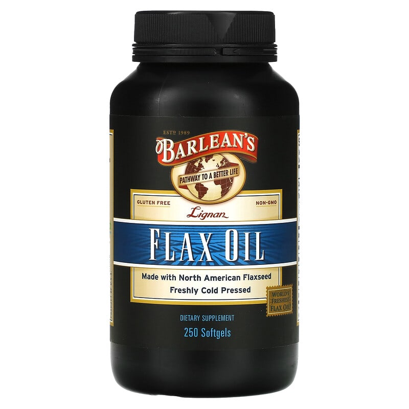 Barlean's Lignan Flax Oil 250 Softgels 1 Barlean's Lignan Flax Oil 250 Softgels 705875100083